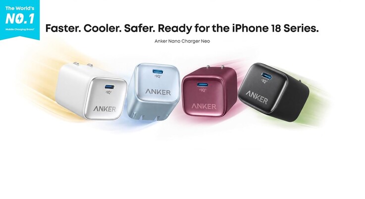 Az Anker Nano Charger Neo négy színben kapható