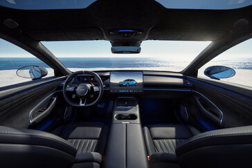 Xiaomi SU7 (2026) az új Capri Blue színben: Az elektromos sportos szedán nem csak egy kisebb ráncfelvarrást kap. (Kép forrása: Xiaomi)