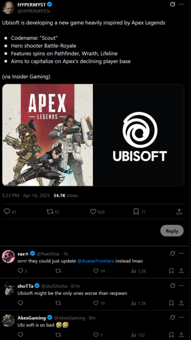 HYPERMYSTx X poszt a Scouton (kép forrása: screenshot, HYPERMYSTx X fiók)