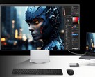 Az LG UltraFine 6K 32U990A szinte szegély nélküli panellel rendelkezik stílusos házban. (Kép forrása: LG)
