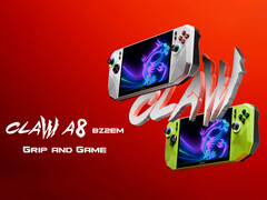Az MSI kétféle színben kínálja a Claw A8-at, mindkettő 24 GB RAM-mal és Ryzen Z2 Extreme APU-val. (Kép forrása: MSI)