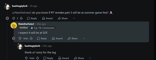 Final Fantasy 7 Remake 3. rész Summer Game Fest kiszivárgás