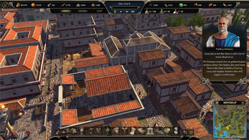 A képen: Játékmenet-képernyőkép a Pompeii: The Legacy című játékból.