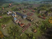 A Cossacks 3 játékban szereplő épületeket ábrázoló kép.
