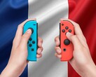 Switch Joy-Con kontrollerek francia zászlóval