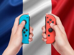 Switch Joy-Con kontrollerek francia zászlóval