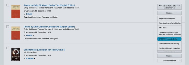 Az Amazon mostantól lehetővé teszi a kiválasztott könyvek DRM-mentes letöltését PDF vagy ePub fájlként.