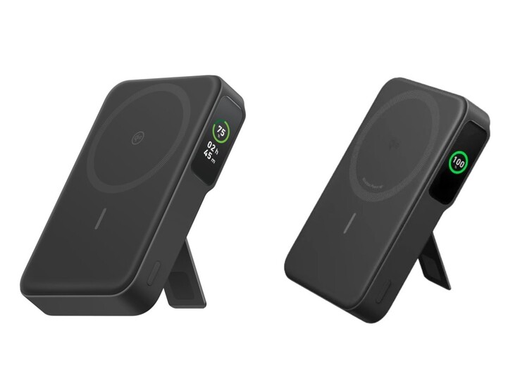 Az Anker MagGo Power Bank (10K) új (balra) és régi (jobbra) verziója
