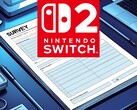 A Switch 2 logó a Nintendo felmérés mockupja felett látható (Kép forrása: Nintendo of America szerkesztéssel)