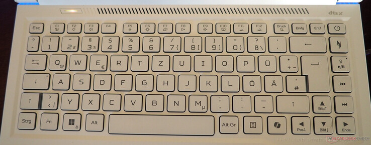 Acer Nitro V14 AI: Billentyűzet