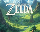 A The Legend of Zelda játék bannerje látható