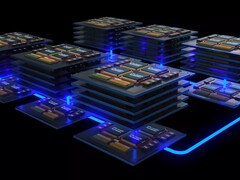 Művészi kép az Intel mesterséges intelligenciához tervezett rendszer-öntödéjéről. (Kép forrása: Intel)