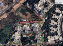 Navigáció egy sűrű lakóparkon belül