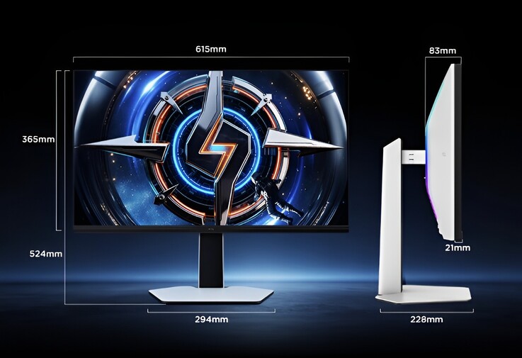 A TCL 27C2A Pro játékmonitor dönthető, forgatható és állítható magasságú.