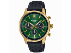 A Casio Edifice EFR-575CL-3A három részmutatóval rendelkezik. (Kép forrása: Casio)