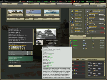 A képen: Játékmenet-képernyőkép a Darkest Hour: A Hearts of Iron Game című játékból.