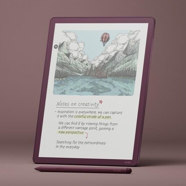 A Kindle Scribe Colorsoft 11,0 hüvelykes színes kijelzővel rendelkezik. (Kép forrása: Amazon)