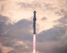A Starship űrhajó indítását bemutató kép. (Kép forrása: SpaceX)