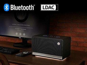 Az ES300 támogatja a nagy felbontású LDAC és ALAC zenei streaming kodekeket, valamint a Apple AirPlay-t Wi-Fi hálózatokon keresztül. (Kép forrása: Edifier)