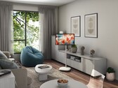 A Hisense S6 FollowMe TV (a képen) 2026 májusában jelenik meg az Egyesült Államokban. (Kép forrása: Hisense)