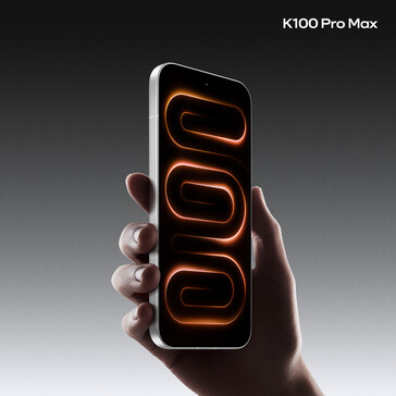 A „Golden White” színű K100 Pro Max