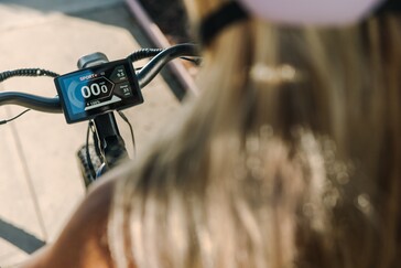 A Tenways Wayfarer e-bike 4,3 hüvelykes LCD kijelzővel rendelkezik (Kép forrása: Tenways)