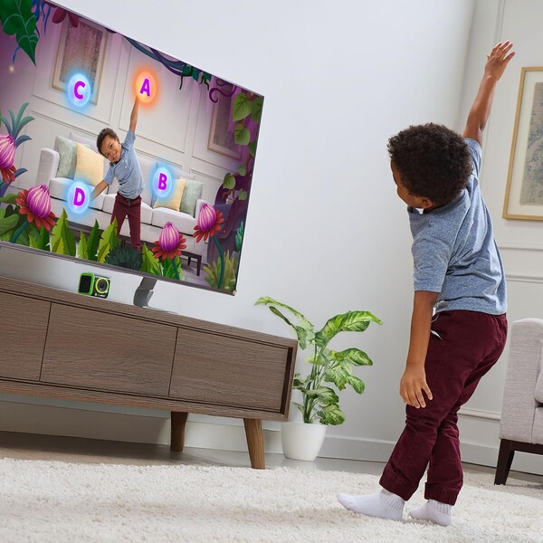 A LeapMove a TV fölé vagy alá helyezhető. (Kép forrása: LeapFrog)