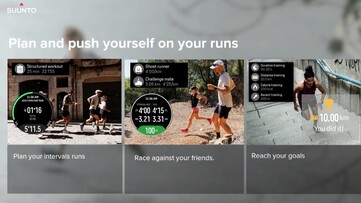 A Suunto Run lehetővé teszi a felhasználók számára, hogy futásokat tervezzenek és akár barátaik ellen is versenyezzenek. (Kép forrása: Suunto)