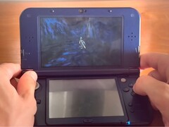 A „The Legend of Zelda: Twilight Princess” 3DS-re portolt változata, amint a konzolon fut