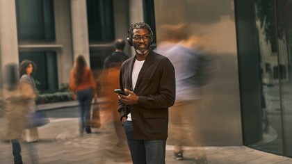 A Jabra Evolve3 75 fülhallgató. (Kép forrása: Jabra)