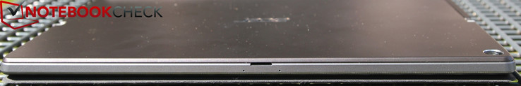 Upper edge: Micro-SD slot & microphone