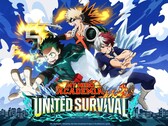 A My Hero Academia: United Survival hivatalos kulcsgrafikája.