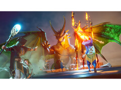 Egy képernyőkép a Runescape Dragonwilds játékból, amely a játék egyedi és színes vizuális stílusát mutatja be. (Kép forrása: Steam)