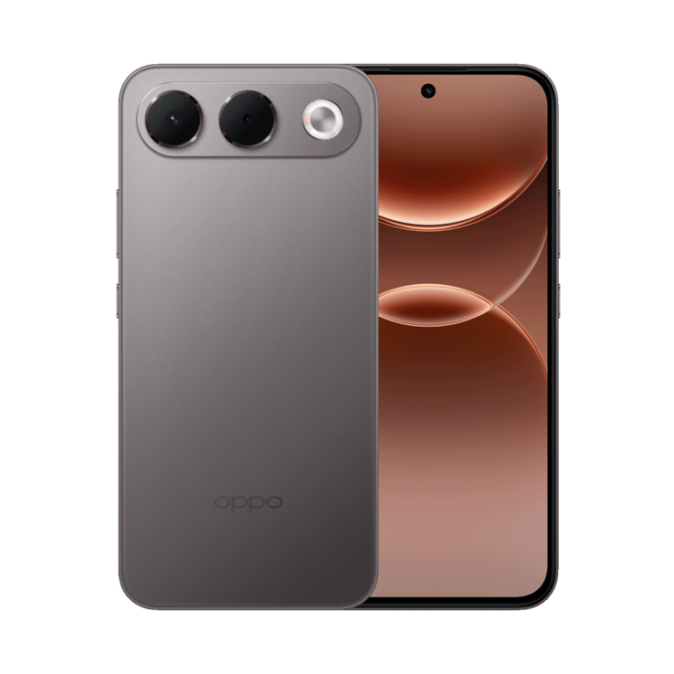 Az Oppo A7 Pro „Shine Titanium” kivitelben.