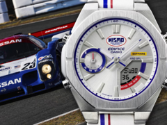 A Casio Edifice x Nismo ECB-S10NIS-7A egy limitált példányszámú óra. (Kép forrása: Casio)