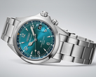 A Seiko Prospex Alpinist (modellszám SPB507, a képen látható) kék számlapú. A másik két modellnek fekete és zöld számlapja van. (Kép forrása: Seiko)