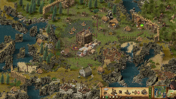 A képen: A Stronghold játékmenetéről készült screenshot: Definitive Edition.