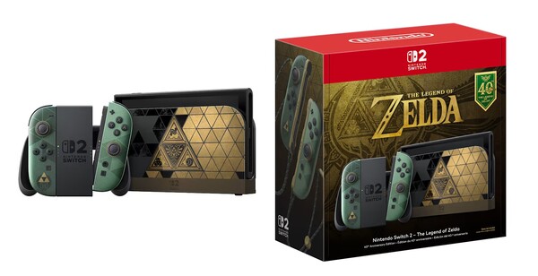 A Nintendo Switch 2 – The Legend of Zelda – 40th Anniversary Edition október 29-én jelenik meg.
