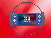 A Switch 2 Lite modellje a Ring Fit vezérlővel körülvéve