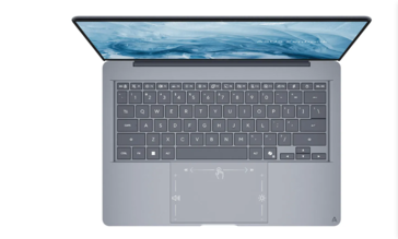 Az Asus Zenbook 14 billentyűzete és érintőpadja
