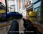 A Modern Warfare 4 mozgási rendszere, amely a fekvő helyzetben lévő játékost mutatja.