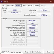 CPU-Z memória