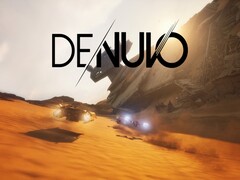 A Star Wars: Galactic Racer és a Denuvo bannere látható