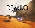 A Star Wars: Galactic Racer és a Denuvo bannere látható