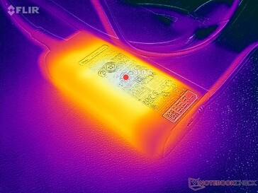 A hálózati adapter játék közben 41 C fölé is emelkedhet