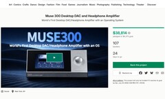 A Muse 300 Kickstarter-kampány finanszírozási állapota 2026. június 30-án