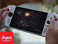 Asus ROG Xbox Ally játékkéziszámítógép Argos logóval (Kép forrása: Microsoft Xbox Gaming, Argos szerkesztéssel)