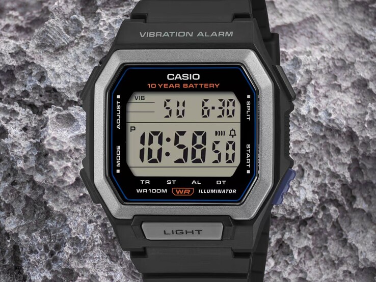 A Casio W-738-H-1AJF 100 m (10 bar) vízállósággal büszkélkedhet