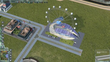 A képen: Játékmenet-képernyőkép a City Life 2008 című játékból.