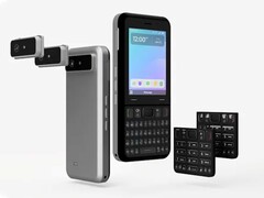 A moduláris funkciótelefon most crowdfunding (Kép forrása: Keyphone)